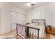 Bedroom with a ceiling fan and closet doors provides comfortable space at 5978 Autumn Harvest Ave, Las Vegas, NV 89142