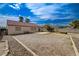 Spacious backyard featuring desert landscaping at 6128 Casper Sands Ct, North Las Vegas, NV 89031