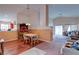Open living room with dining area, and ample space for relaxation and entertaining at 6222 Eliza Ln, North Las Vegas, NV 89031