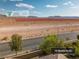 Scenic desert landscape with conservation area near the home's street at 7125 Mountain Den Ave, Las Vegas, NV 89179