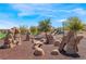 Playground featuring rock climbing structures and a slide for adventurous  at 715 Drammatico Pl, Henderson, NV 89011
