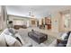 Expansive living room seamlessly connects to the kitchen, ideal for entertaining guests at 7504 Via Sistina St, Las Vegas, NV 89131