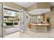 Wet bar that opens up to an outdoor patio at 7520 Captains Harbor Dr, Las Vegas, NV 89117