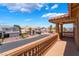 View from the balcony showing the neighborhood and the street below at 7526 Gossamer Wind St, Las Vegas, NV 89139