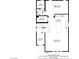 Second floor plan highlights the living room, kitchen, dining room, and pantry at 8016 Carpenter Creek Ave, Las Vegas, NV 89113