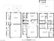 Floorplans of three floors with labeled rooms and dimensions at 8016 Carpenter Creek Ave, Las Vegas, NV 89113