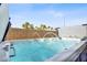 Unwind in this backyard hot tub, complete with water features for added relaxation at 8016 Carpenter Creek Ave, Las Vegas, NV 89113