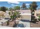 Charming single-story home with a well-manicured front yard and a two-car garage at 8929 Marble Dr, Las Vegas, NV 89134