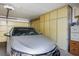 Attached garage is equipped with custom built-in cabinets for extra storage at 8929 Marble Dr, Las Vegas, NV 89134