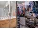 Spacious walk-in closet with shelving and storage solutions at 8929 Marble Dr, Las Vegas, NV 89134