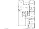 Detailed floor plan showcasing the layout of the home with labeled rooms and dimensions at 961 Cutter St, Henderson, NV 89011