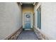 Close-up of the front entrance showcasing a stylish door, stone accents, and a welcoming walkway at 961 Cutter St, Henderson, NV 89011