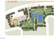 Community map featuring tot lot, play field, pickleball, tennis and dog areas at Skye View Park at 9655 Shadow Cliff Ave, Las Vegas, NV 89166
