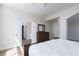 Main bedroom with an open layout and ample closet space located through double doors at 10075 Yellow Canary Ave, Las Vegas, NV 89117