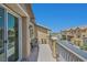 Outdoor balcony with furniture and neighborhood views at 1121 Via Castelli, Henderson, NV 89052