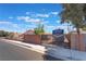 View of the RV parking featuring gated property access at 1534 Irene Dr, Boulder City, NV 89005