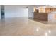 Marble floors in an open living and kitchen layout at 3111 Bel Air Dr # 12E, Las Vegas, NV 89109