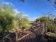 Lush backyard offers a tranquil view, complemented by a sturdy fence for added privacy at 3388 Old Course St, Las Vegas, NV 89122