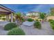 Backyard showcasing desert landscaping, patio and manicured garden at 3618 Auckland Castle St, Las Vegas, NV 89135