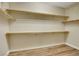 Walk-in closet with built-in shelving at 3618 Auckland Castle St, Las Vegas, NV 89135
