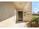 Exterior entryway showing a door, a window and gravel ground covering at 4200 S Valley View Blvd # 1074, Las Vegas, NV 89103