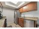 Well-equipped kitchen featuring stainless steel appliances, granite countertops, and ample cabinet space at 4200 S Valley View Blvd # 1074, Las Vegas, NV 89103