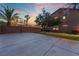 Backyard basketball court and artificial turf area next to a mature shade tree at 4200 Scott Peak Ct, Las Vegas, NV 89129