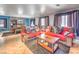 Open-concept living room that flows into the dining area and entryway at 4514 Calico Cliff Ct, North Las Vegas, NV 89031