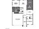 Detailed floor plan showcasing the layout of a two-bedroom home with a study and open living spaces at 532 Hamilton Dr # Lot 29, Mesquite, NV 89027