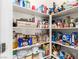 Pantry with lots of shelving for food storage at 5633 Alitak Bay St, North Las Vegas, NV 89081