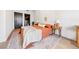 Cozy bedroom features a patterned rug, wood flooring, and stylish decor at 5741 S Pearl St, Las Vegas, NV 89120