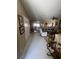 Hallway with marble floors leading to the living room at 6596 Secluded Ave, Las Vegas, NV 89110
