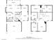 Detailed black and white floor plan showcasing the layout of each floor with dimensions at 81 Alpine Bay Ave, Las Vegas, NV 89148