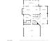 Black and white floor plan showcasing the layout of the rooms and spaces in the property at 81 Alpine Bay Ave, Las Vegas, NV 89148