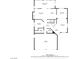 Detailed floor plan showcasing layout with room dimensions, including kitchen, living room, and garage at 81 Alpine Bay Ave, Las Vegas, NV 89148