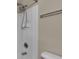 A detail shot of the shower, highlighting the fixtures and clean tile work at 8728 Tom Noon Ave # 103, Las Vegas, NV 89178