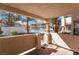Enjoy serene views from this lovely patio, with the pool and well-manicured landscaping just steps away at 912 Falconhead Ln # 101, Las Vegas, NV 89128