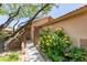 Inviting front entrance with desert landscaping and a gated entry at 11073 Gateview Ln, Las Vegas, NV 89144