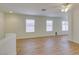 Inviting living room features hardwood floors, natural light, and a recessed lighting at 11073 Gateview Ln, Las Vegas, NV 89144