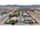 An aerial view reveals a serene neighborhood with well-maintained homes and desert landscaping at 12720 Davis Wright Ct, Henderson, NV 89044