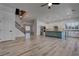 Open concept space featuring kitchen, eat-in dining area, and living room at 1790 Castro Hill Ave, Henderson, NV 89012