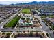 An aerial view of neighborhood playground and park at 2116 Via Firenze, Henderson, NV 89044