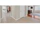 Hallway connects the kitchen and living areas with beautiful hard surface floors at 2132 Twin Falls Dr, Henderson, NV 89044