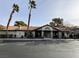 Community clubhouse with parking and landscaping, offering a convenient gathering space for residents at 2606 S Durango Dr # 171, Las Vegas, NV 89117