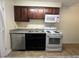 Practical kitchen featuring stainless steel dishwasher and double sink at 2606 S Durango Dr # 171, Las Vegas, NV 89117