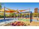 Community playground with swings, climbing structures, and shaded areas at 2862 Starling Summit St, Henderson, NV 89044