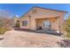 View of the covered patio and backyard at 3056 Monroe Park Rd, Henderson, NV 89052