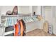Walk in closet with custom storage shelves and plenty of room for clothes at 3056 Monroe Park Rd, Henderson, NV 89052