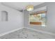 Bright living room with marble floors, recessed lighting, and a large window overlooking outdoor scenery at 3079 Evening Mist Ave, Henderson, NV 89052
