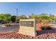 The Sonata Park sign for the City of Henderson Parks and Recreation Department at 3079 Paseo Mountain Ave, Henderson, NV 89052